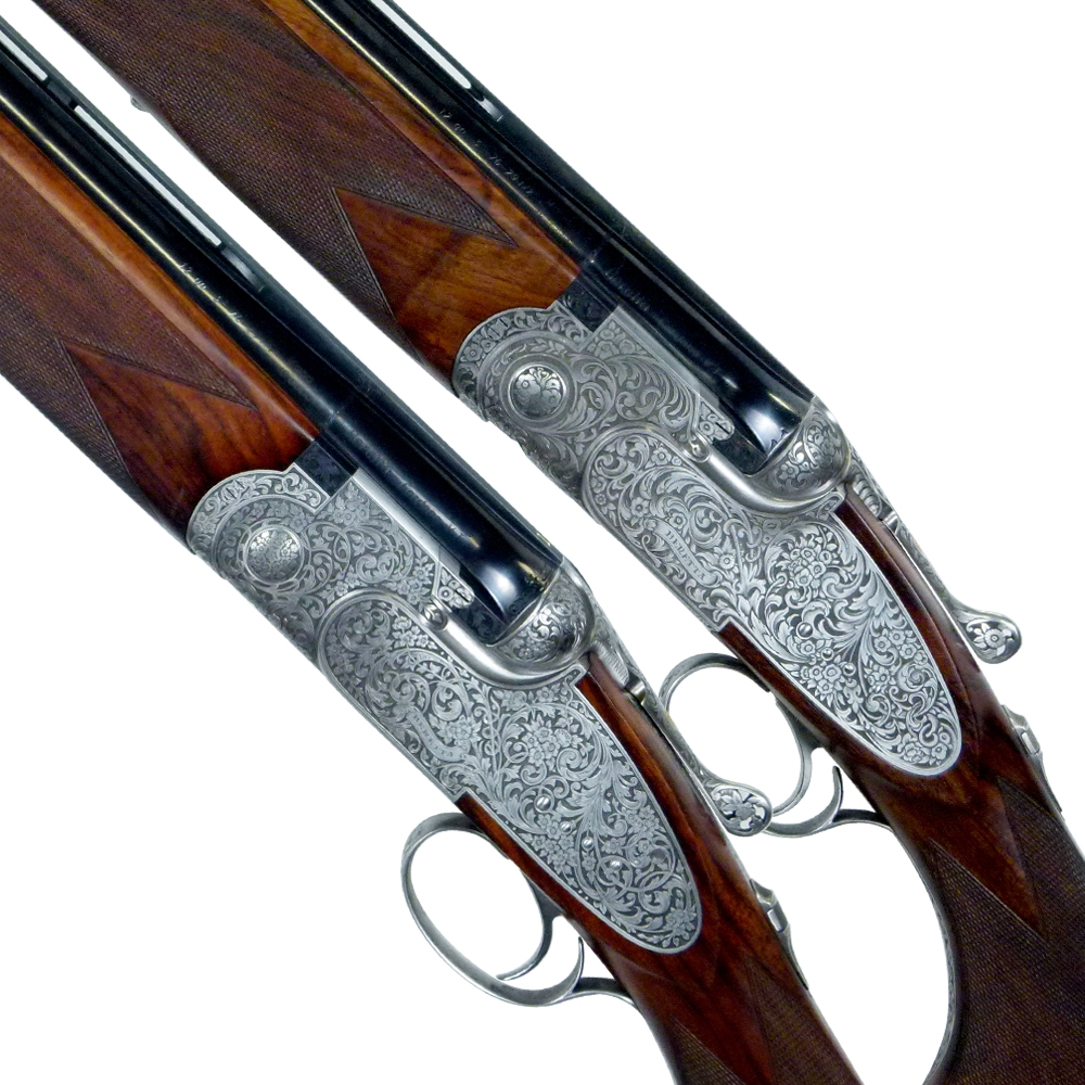 BERETTA 12 Gauge SO6 EELL FACTORY PAIR 3S1 ENGRAVED