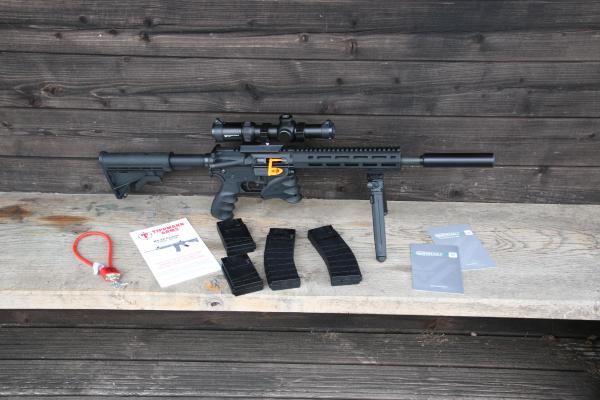 TIPPMANN ARMS COMPANY .22 LR M4 ELITE-S OUTFIT, NEAR-NEW
