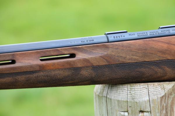 WEIHRAUCH .17 HMR HW66 JAGDMATCH, EXCELLENT WALNUT, AS NEW!