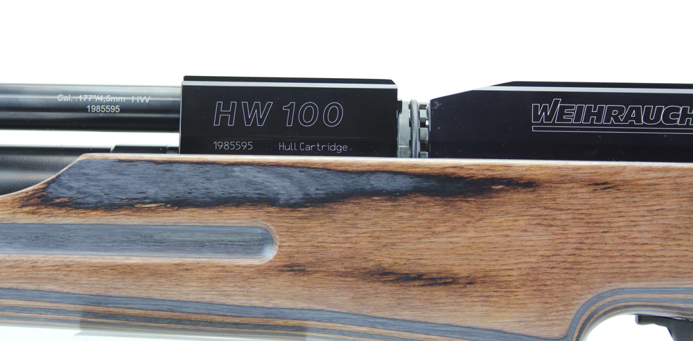 WEIHRAUCH .177 HW100 CARBINE THUMBHOLE ADJ LAMINATED