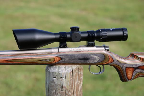 CZ .22 LR 452 STAINLESS LAMINATE OUTFIT, READY TO USE