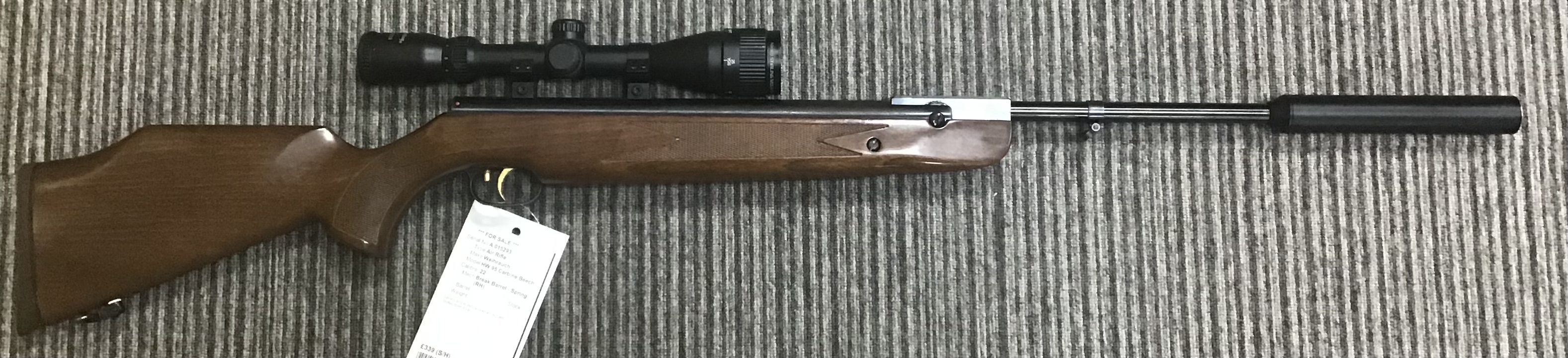 WEIHRAUCH .22 HW 95 Carbine Beech