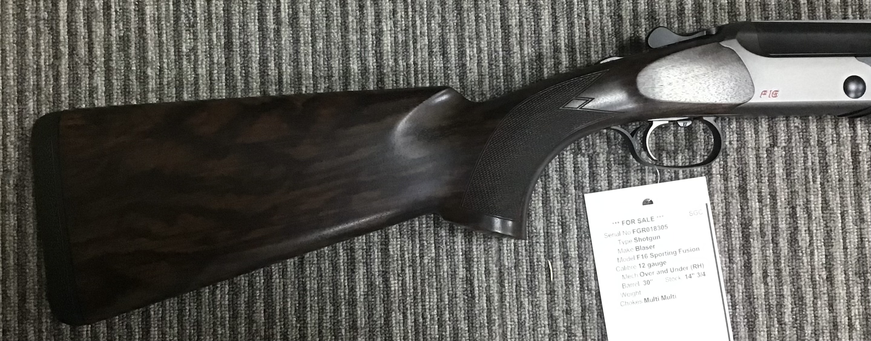 BLASER 12 Gauge F16 Sporting Fusion