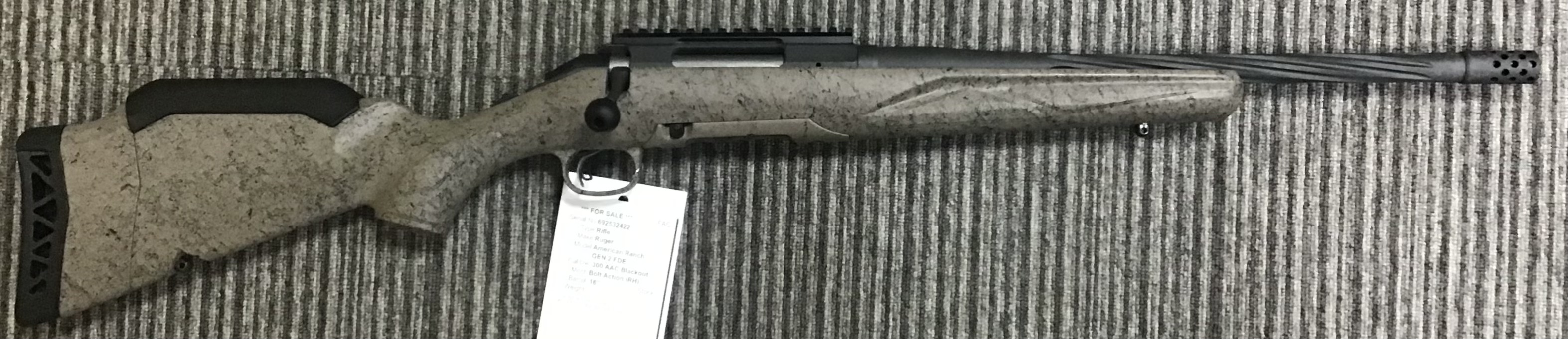 RUGER .300 ACC Blackout AMERICAN RANCH