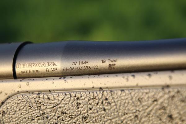 BERGARA .17 HMR B14R TRAINER STEEL, SUPERB THING