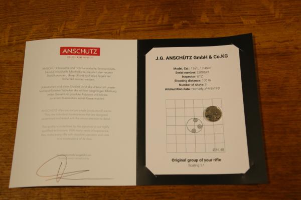 ANSCHUTZ .17 HMR 1761 CLASSIC 18 SUPER ACCURATE