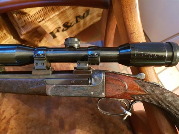 HOLLAND & HOLLAND .222 Rebored rook rifle