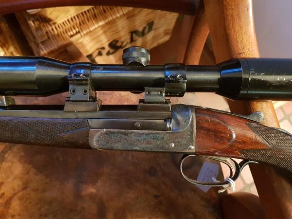 HOLLAND & HOLLAND .222 Rebored rook rifle