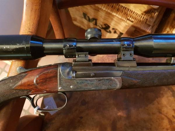 HOLLAND & HOLLAND .222 Rebored rook rifle