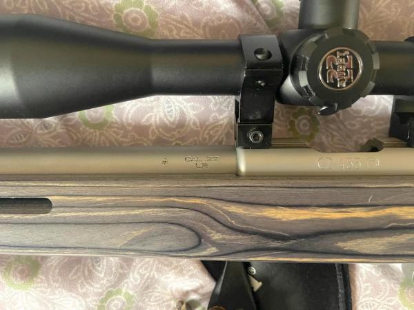 CZ .22 LR 455 VARMINT THUMBHOLE LAMINATE