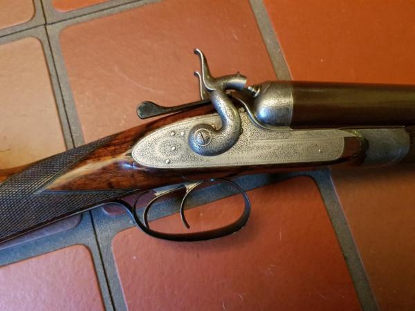 JAMES PURDEY 12 Gauge bar in wood 