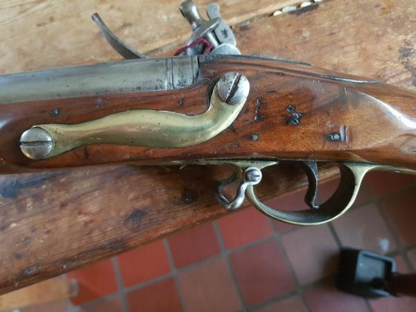 Q Multiple Calibre Tower brown bess and bayonet