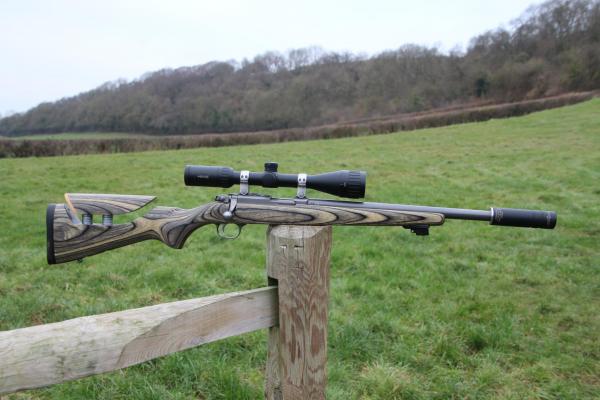 RUGER .17 HMR 7717 OUTFIT, EXCELLENT & READY TO USE