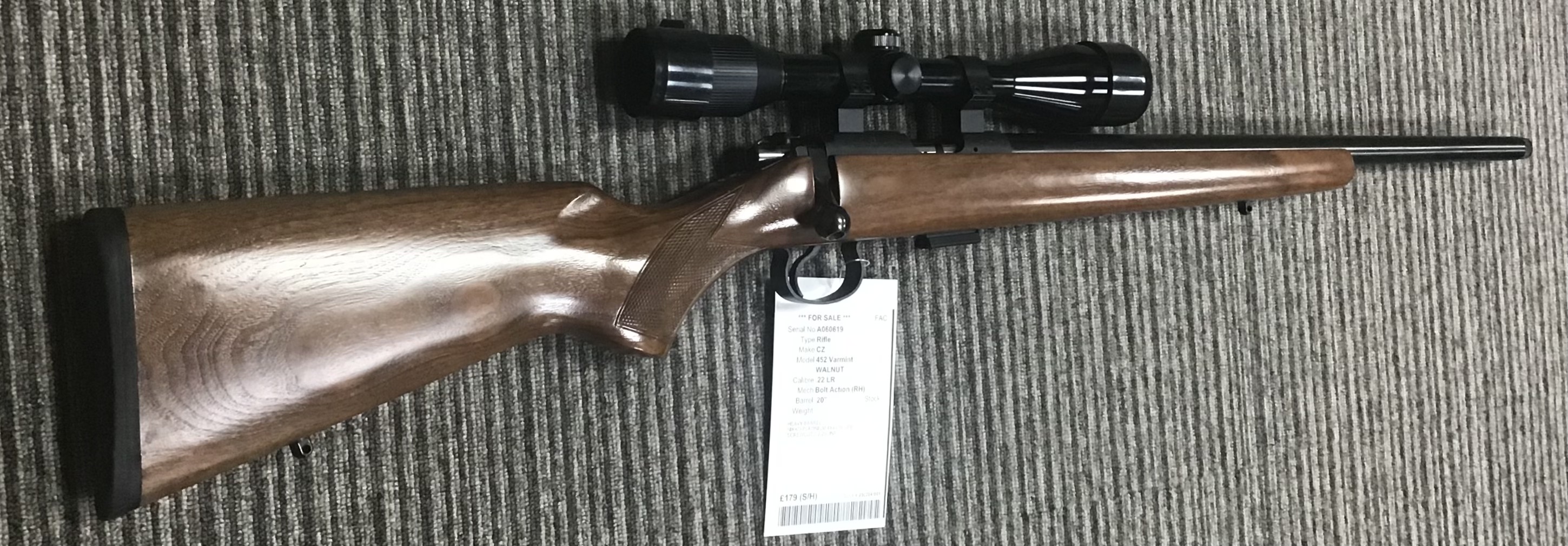 CZ .22 LR 452 VARMINT