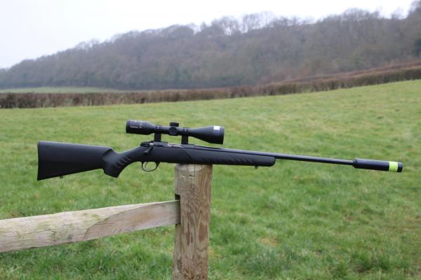 SAKO .17 HMR 17 QUAD OUTFIT, SUPERB COND